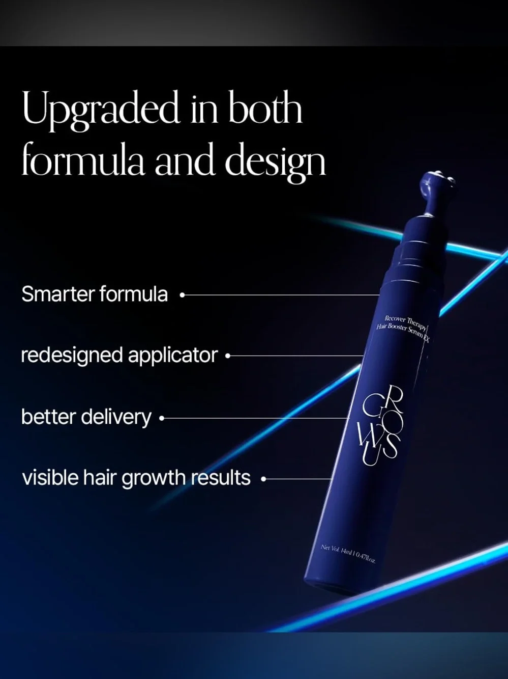 GrowUs Recover Therapy Hair Booster Serum EX- scalp care, thinning hair, upgrade